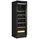 Interlevin Sc381wb Upright Black Wine Cooler With Wooden Shelves (boxed New)
