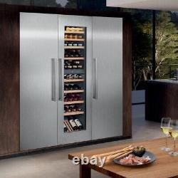 Liebherr fridge/freezer integrated with doors plus wine chiller