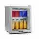 Mini Fridge Refrigerator Home Bar Drinks Cooler Led Noiseless Kitchen 24l Silver