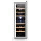 Mini Fridge Wine Cooler Mini Bar Refrigerator 65 L 21 Bottles Home Cooling Led