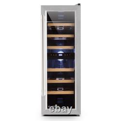 Mini fridge wine cooler mini bar Refrigerator 65 L 21 bottles Home cooling LED