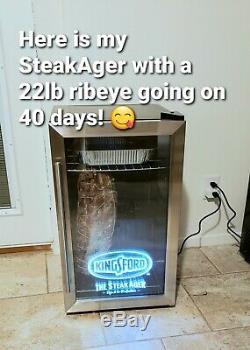 NEW! STEAKAGER MASTER SERIES 45 Dry Age Fridge Beef Aging Stainless Refrigerator