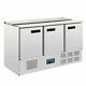 Polar Refrigerated Saladette Counter 368ltr 885x1370x700mm Commercial Door