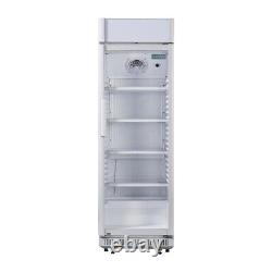 Polar Single CC064 Upright Glass door 346LT display fridge with light
