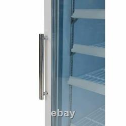 Polar Single Door Display Freezer with Light Box 412Ltr