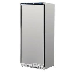 Polar Single Door Freezer Lockable & Reversible Door Stainless Steel 600L