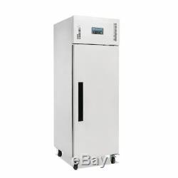 Polar Single Door Fridge Stainless Steel 600 Litre Commercial Refrigerator