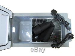 Portable Compressor Fridge Freezer 12V 24V 240V 42L with Bag Electric Camping