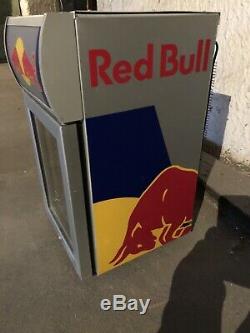 Red Bull Mini Fridge For Cold Drinks For Pub Home Garden Garage 220V-240V Led