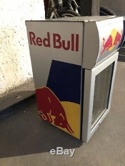 Red Bull Mini Fridge For Cold Drinks For Pub Home Garden Garage 220V-240V Led