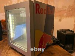 Red Bull Mini Fridge Fridge 18L Capacity Fully Working LED lighting inside