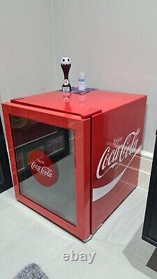 Red Mini Cooler Husky Coca Cola 48 Litre Drinks Chiller Fridge Glass Door