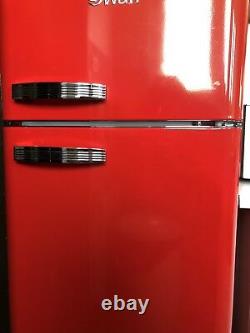 Red fridge freezer. Available From March 2019
