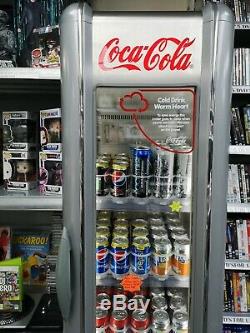 Retro Coca Cola Single Glass Door Drink Display Fridge