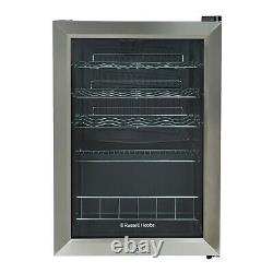 Russell Hobbs RHGWC4SS-LCK Stainless Steel Lockable Wine Cooler, Refurbished A+
