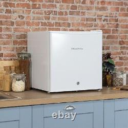 Russell Hobbs RHTTLF1-LCK 42L White Table Top Mini Fridge and Cooler with Lock