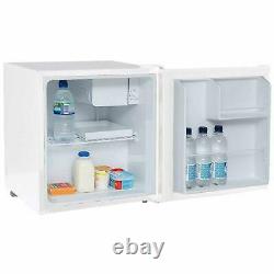 SIA AMZTT01WH 49L Mini Fridge With Ice Box In White, Beer & Drinks Cooler