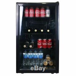 SIA DC1BL 54cm Freestanding 126L Drinks Fridge, Beer And Wine Cooler