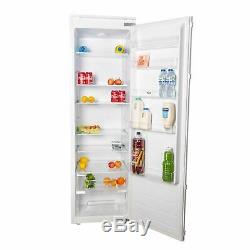 SIA RFI106 319L White Integrated Built In Tall Larder Fridge With Auto Defrost