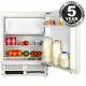 Sia Rfu102 60cm 118l White Integrated Under Counter Fridge And Ice Box A+ Rating