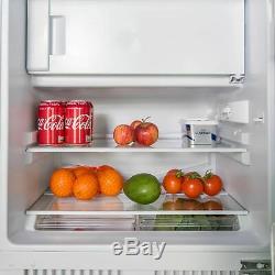 SIA RFU102 60cm 118L White Integrated Under Counter Fridge And Ice Box A+ Rating