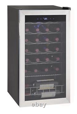 SMAD 98L Undercounter Drinks Fridge Glass Door Wine & Beverage Cooler