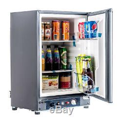 SMAD Propane Gas Refrigerator 60L Off-grid Fridge 12V AC LPG 3-Way Cooler 60L