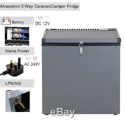 Smad 70L 3 Way Absorption Freezer LPG/240V/12V Motorhome Campercan RV Gas Fridge
