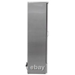 Stainless Steel Single Door Drinks Bottle Cooler Pub Bar Display Fridge