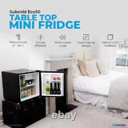 Subcold Eco50 Mini Fridge Black Lockable New Condition