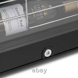 Subcold Viva24 LED Wine Fridge Black 3-18°C 24 Bottle Mini Wine Cooler