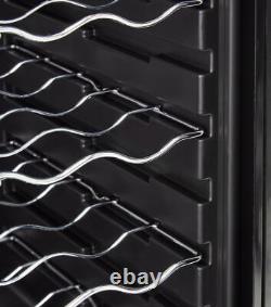 Swan Bottle & Wine Cooler Fridge up to 34 in Black with Glass Door SR12040BN