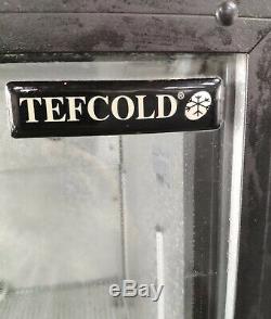 Teffold Glass Single Door Shop Bar Fridge Drinks Bottle Cooler