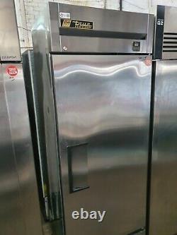 True Commercial Stainless Steel Upright Single Door Freezer Unit VGC