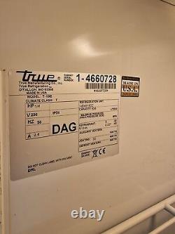 True Refrigeration Commercial Fridge, Upright Single Door Stainless Slim Chiller