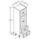 Ultra-matt White Complete Kitchen Units Doors Base Larder Wall Cabinets Jpull
