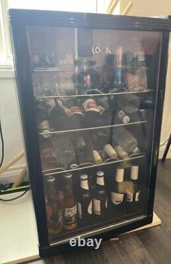 Undercounter Wine cooler fridge single glass door LOGIK