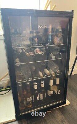 Undercounter Wine cooler fridge single glass door LOGIK