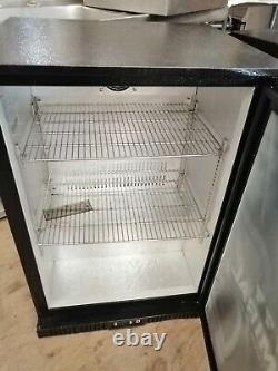 Undercounter single glass door fridge chiller +1/+4 commercial LEC # J 90