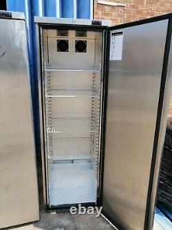 Upright single door fridge +1/+4 stainless steel commercial FOSTER # JS 172