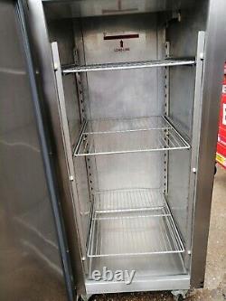 Upright single door fridge +1/+4 stainless steel commercial WILLIAMS # JS 152
