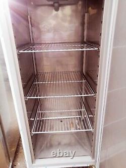 Upright single door fridge chiller +1/+4 commercial stainless steel STERLING PRO
