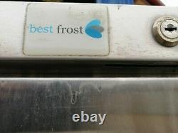 Upright single door fridge chiller commercial stainless steel Best Frost 600L