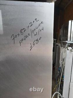 Upright single door fridge chiller commercial stainless steel fridge