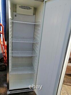 Upright single door fridge cooler +1/+4 stainless steel BLIZZARD # JS 57