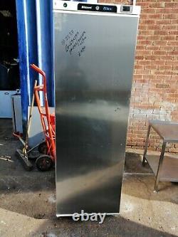Upright single door fridge cooler +1/+4 stainless steel BLIZZARD # JS 57