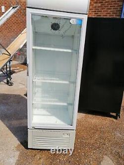 Upright single glass door fridge chiller +1/+4 commercial COOLPOINT # JS 213