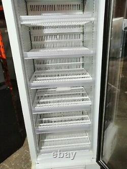 Upright single glass door fridge commercial stainless steal +1/+4 Telcold NEW