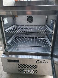 WILLIAMS SINGLE DOOR REFRIGERATED PREP TOPPINGS TABLE FRIDGE, 2 In Stock