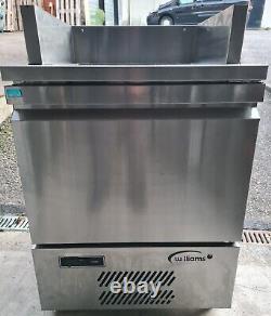 WILLIAMS SINGLE DOOR REFRIGERATED PREP TOPPINGS TABLE FRIDGE, 2 In Stock